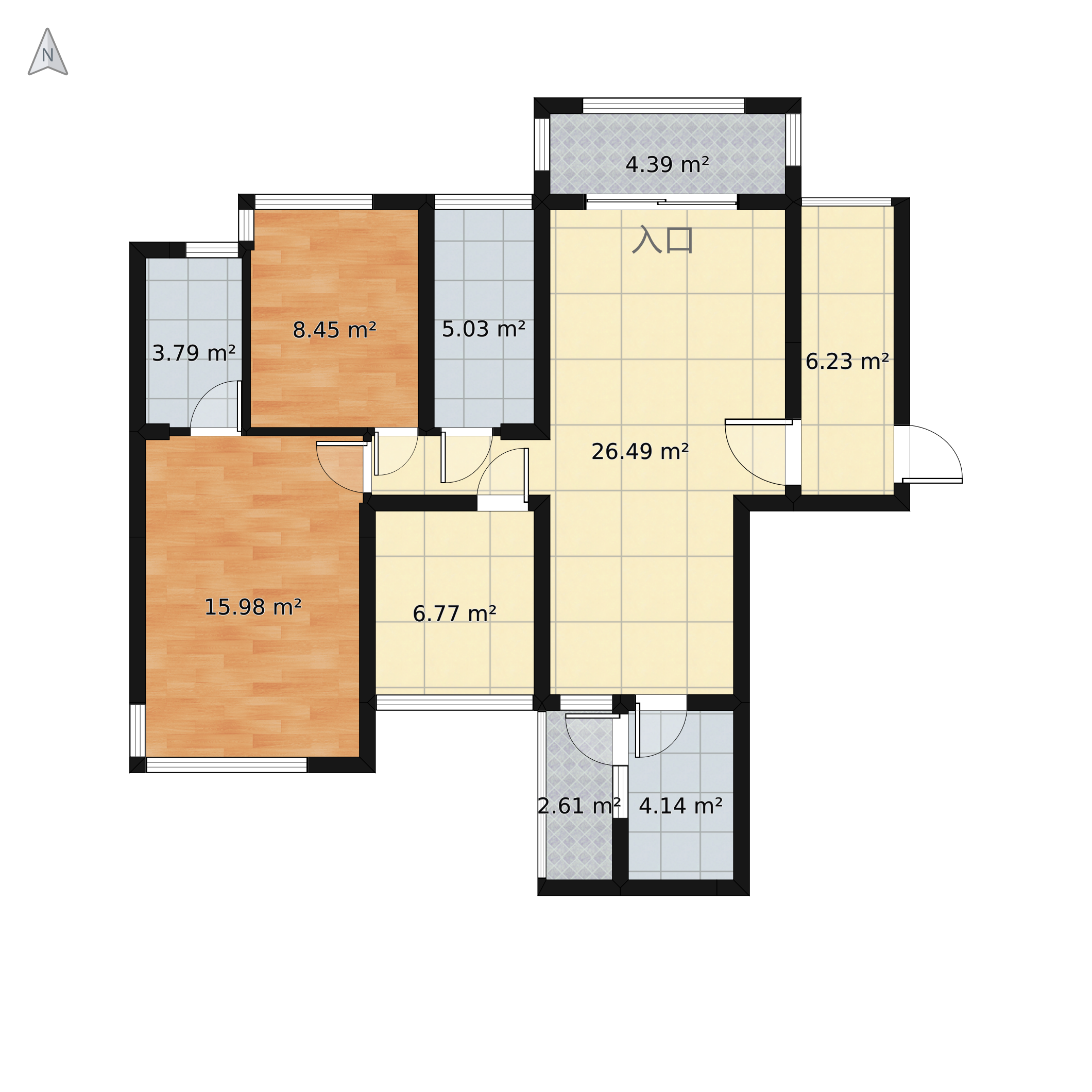 瀚林新城户型图