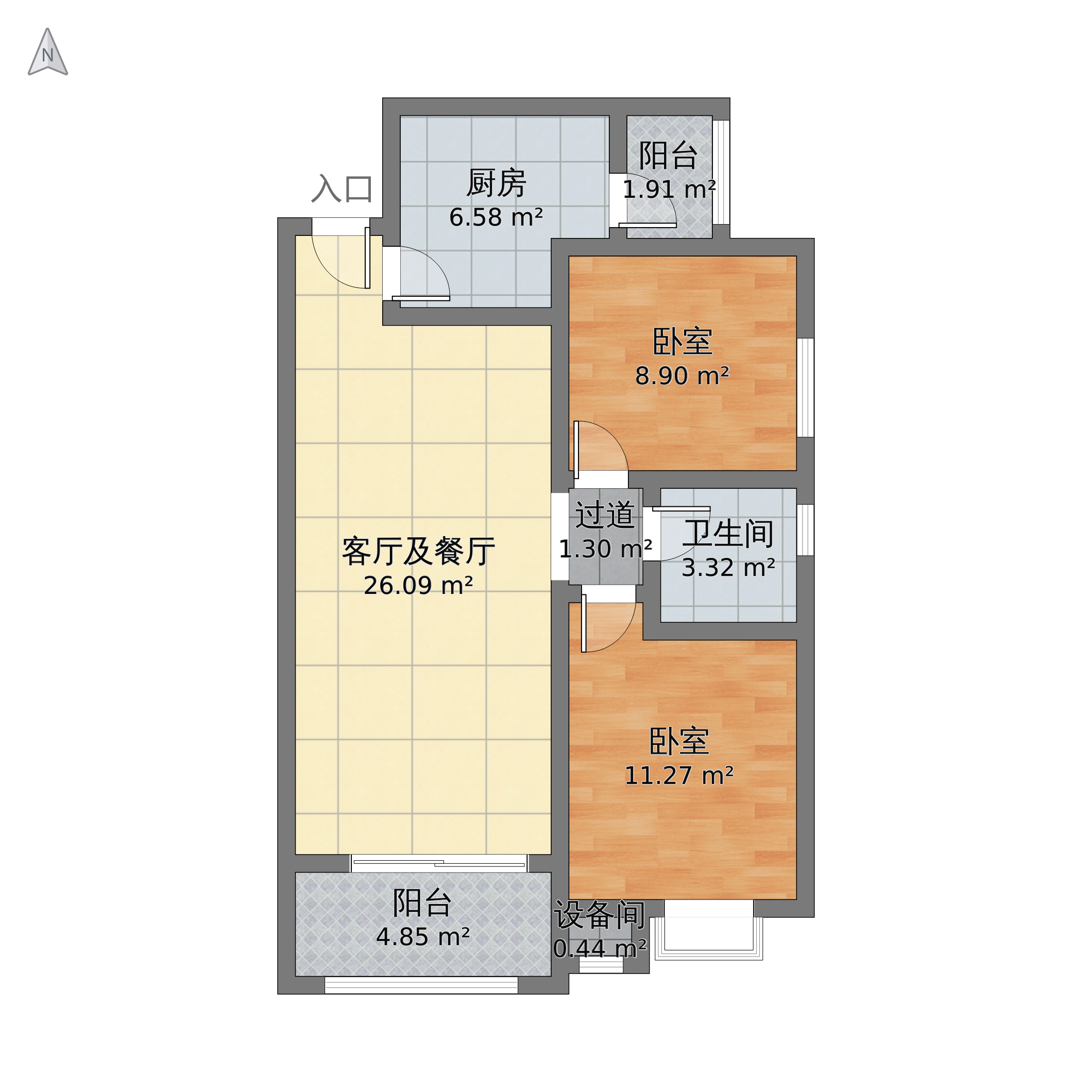 天娇苑幸福城户型图