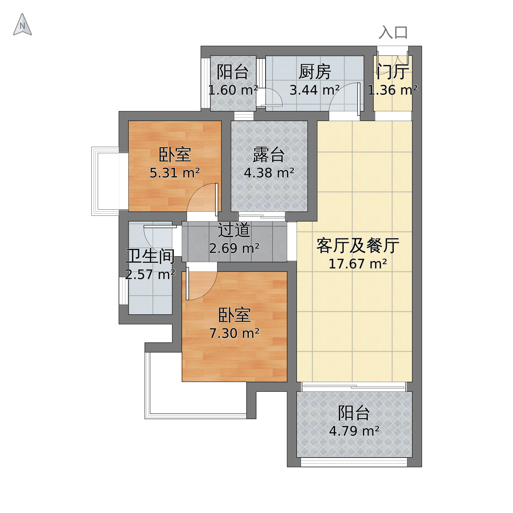 桂花园户型图
