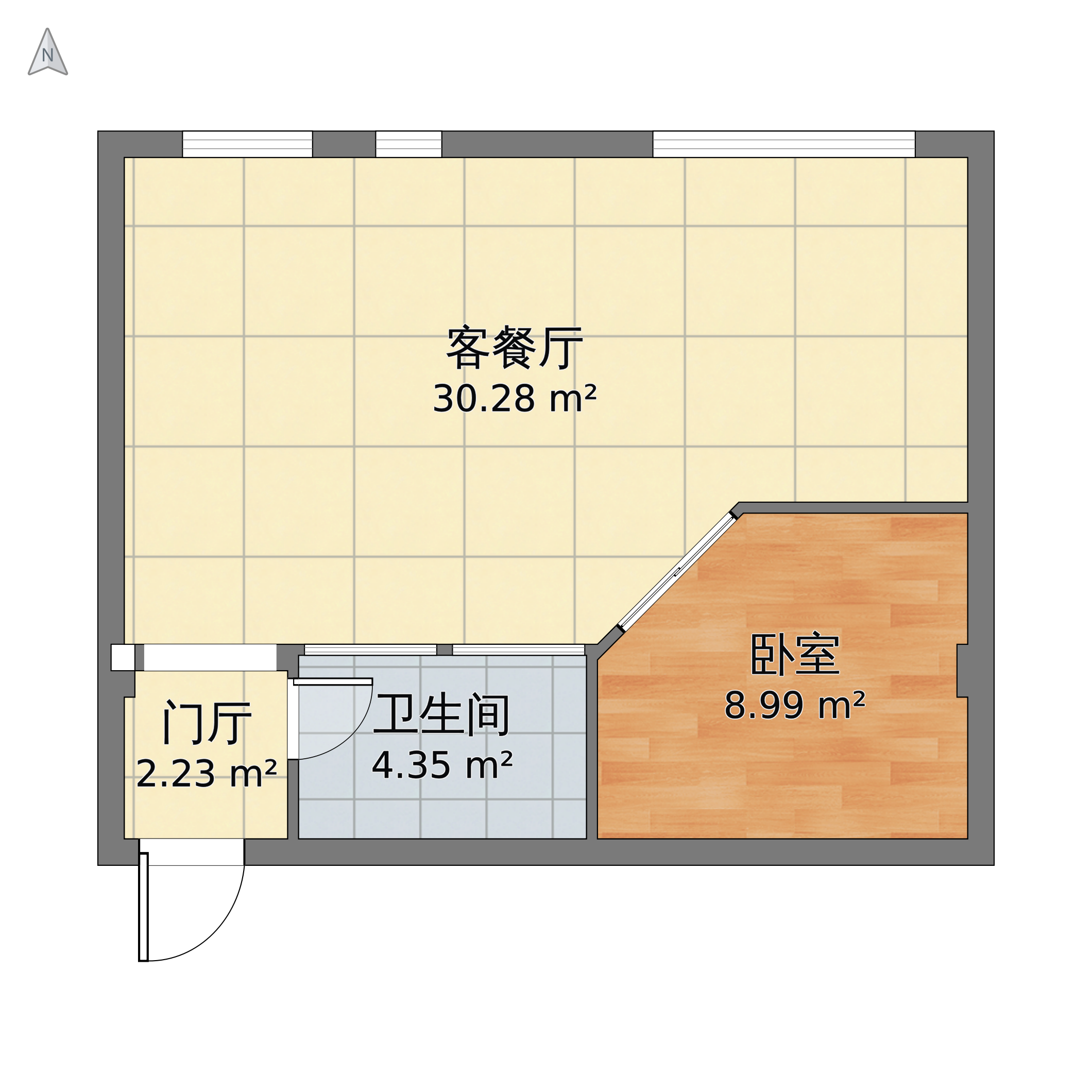 徐州欣缘公寓户型图图片