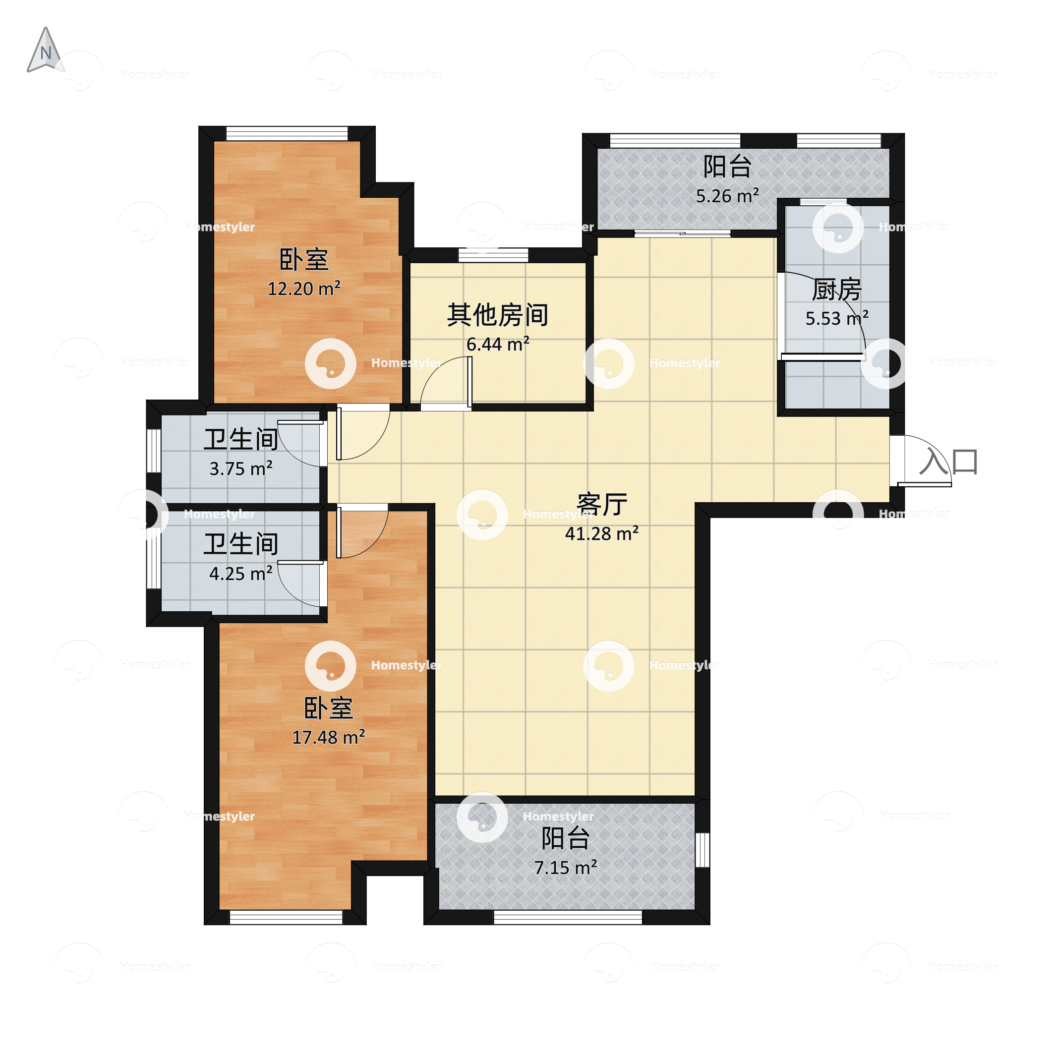 百信御江帝景(二期)户型图