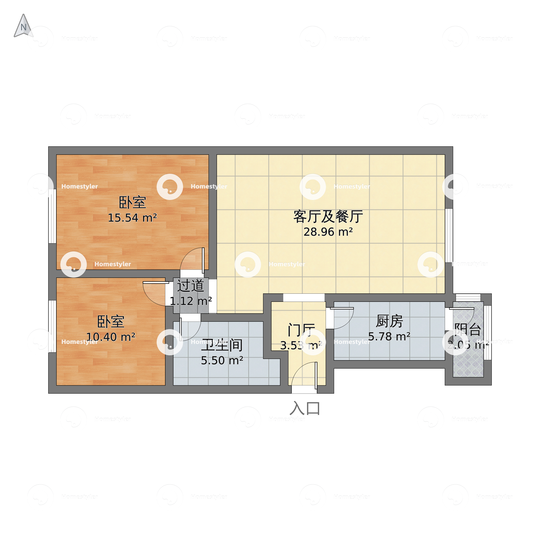 悠唐麒麟公馆ELITE公寓区户型图