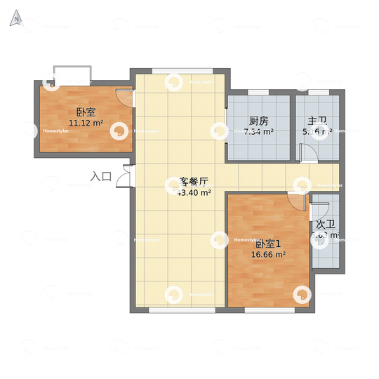 西府大院户型图