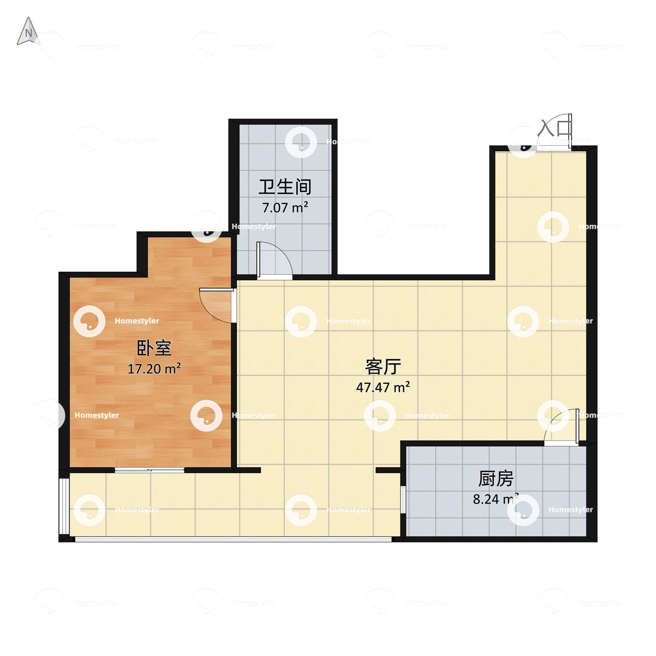 青岛市 千禧龙花园 户型详情