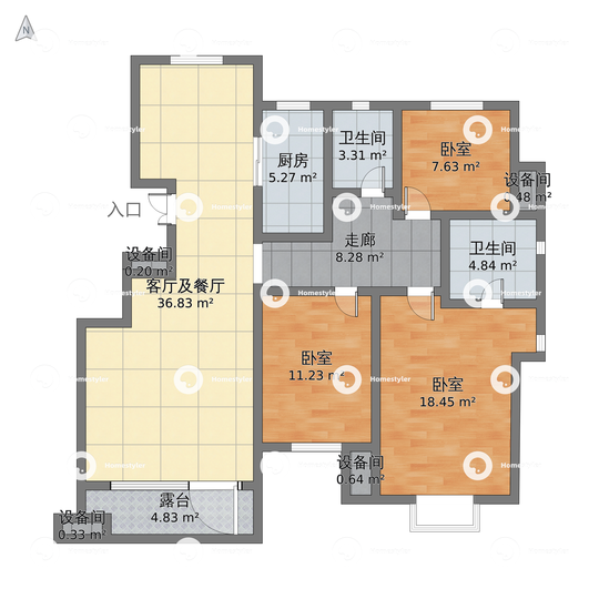 恒盛郡府户型图