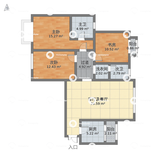 合生国际花园户型图