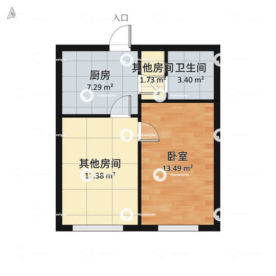 北花园小区户型图