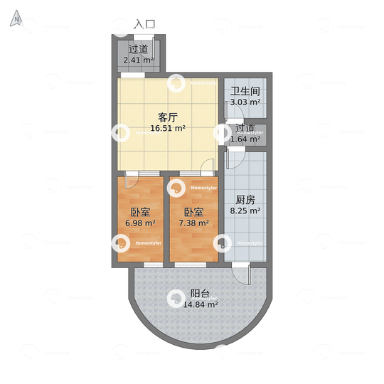 加华印象街小区户型图