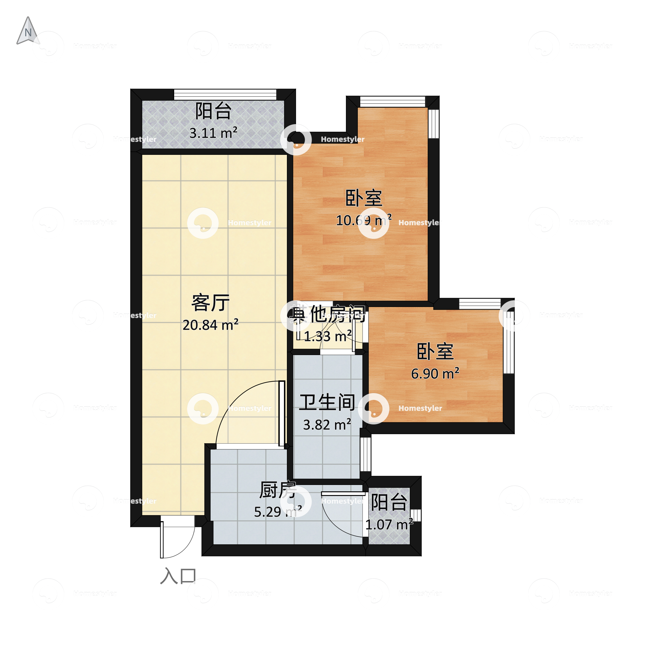 绿地468公馆(一期)户型图