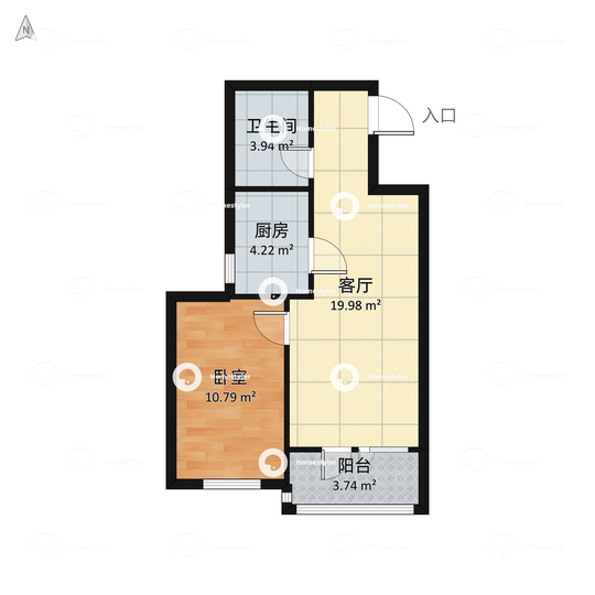 新景家园(西区)户型图