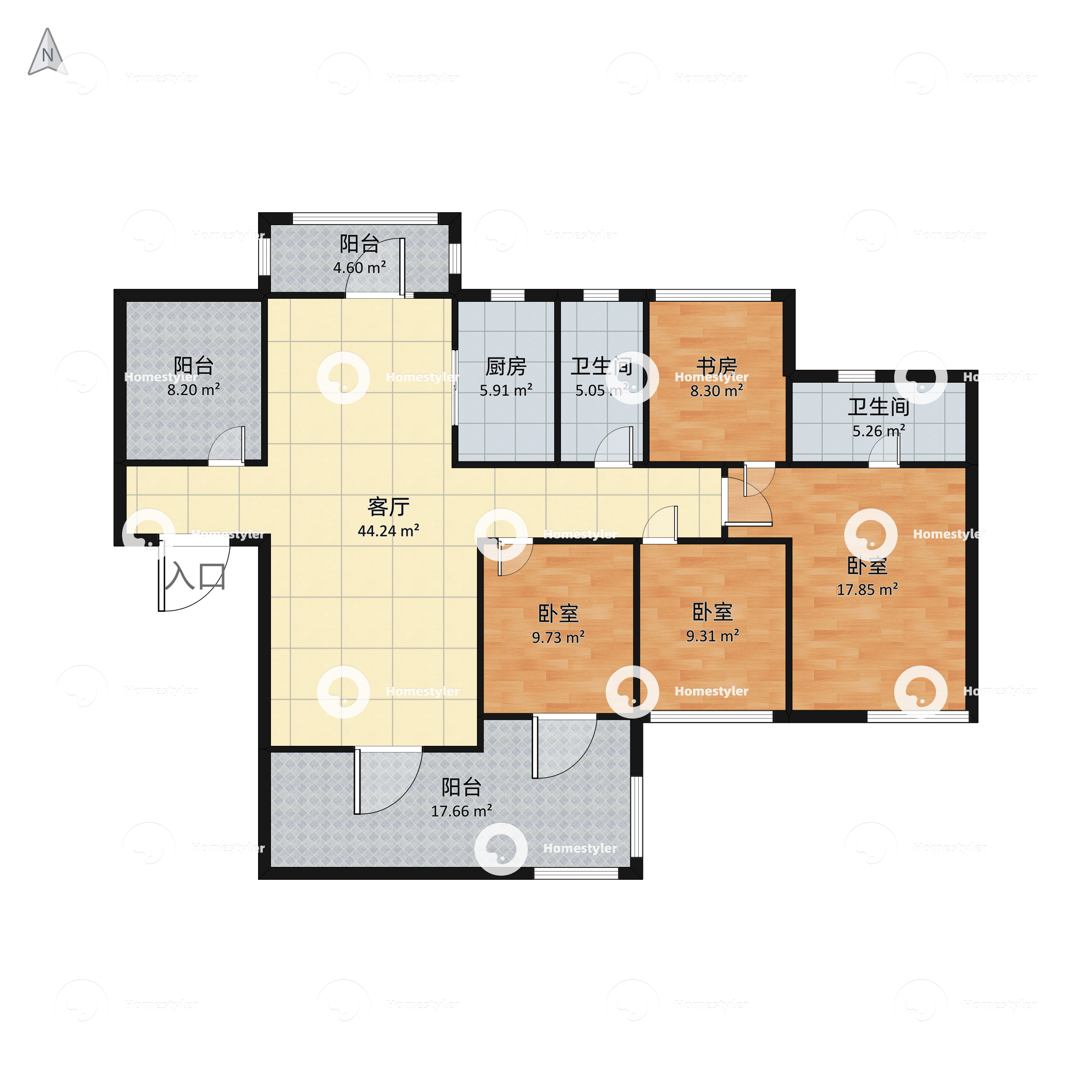 东部美的城户型图