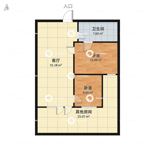 恭和家园户型图