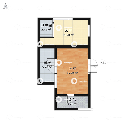 八里庄北里小区户型图