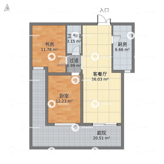 金源财富广场户型图