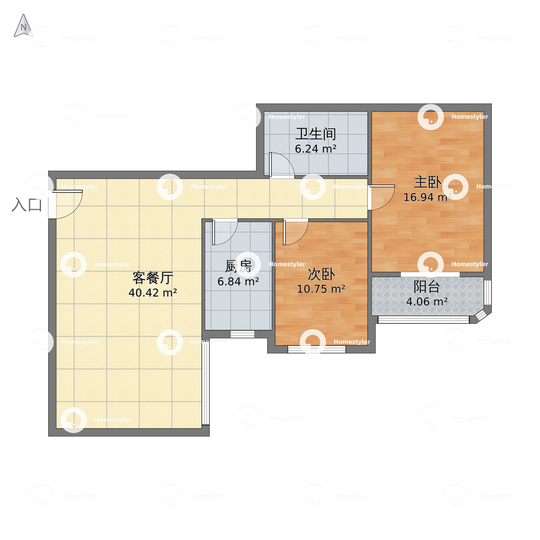 上河村户型图
