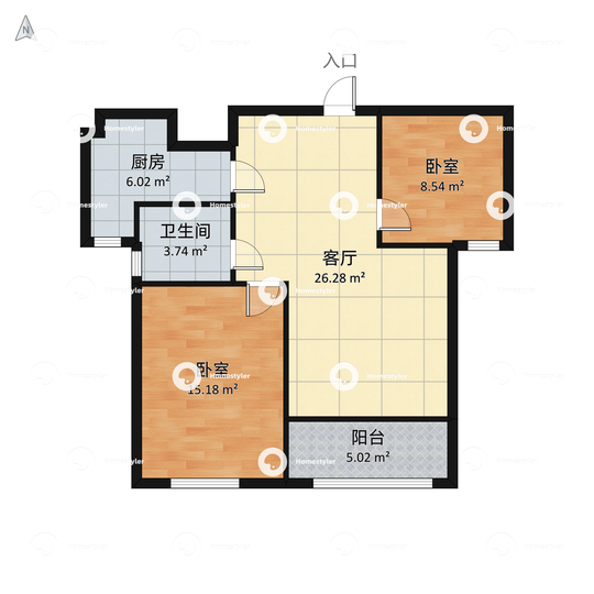 滨河阳光(a区)户型图