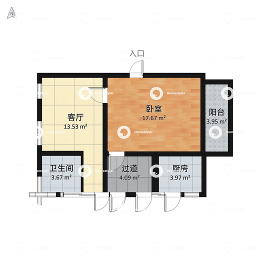 八里庄北里小区户型图