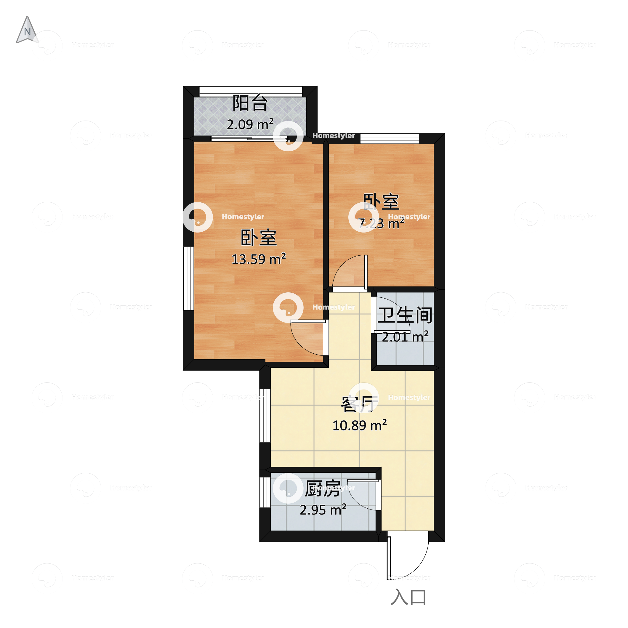 西罗园三区户型图