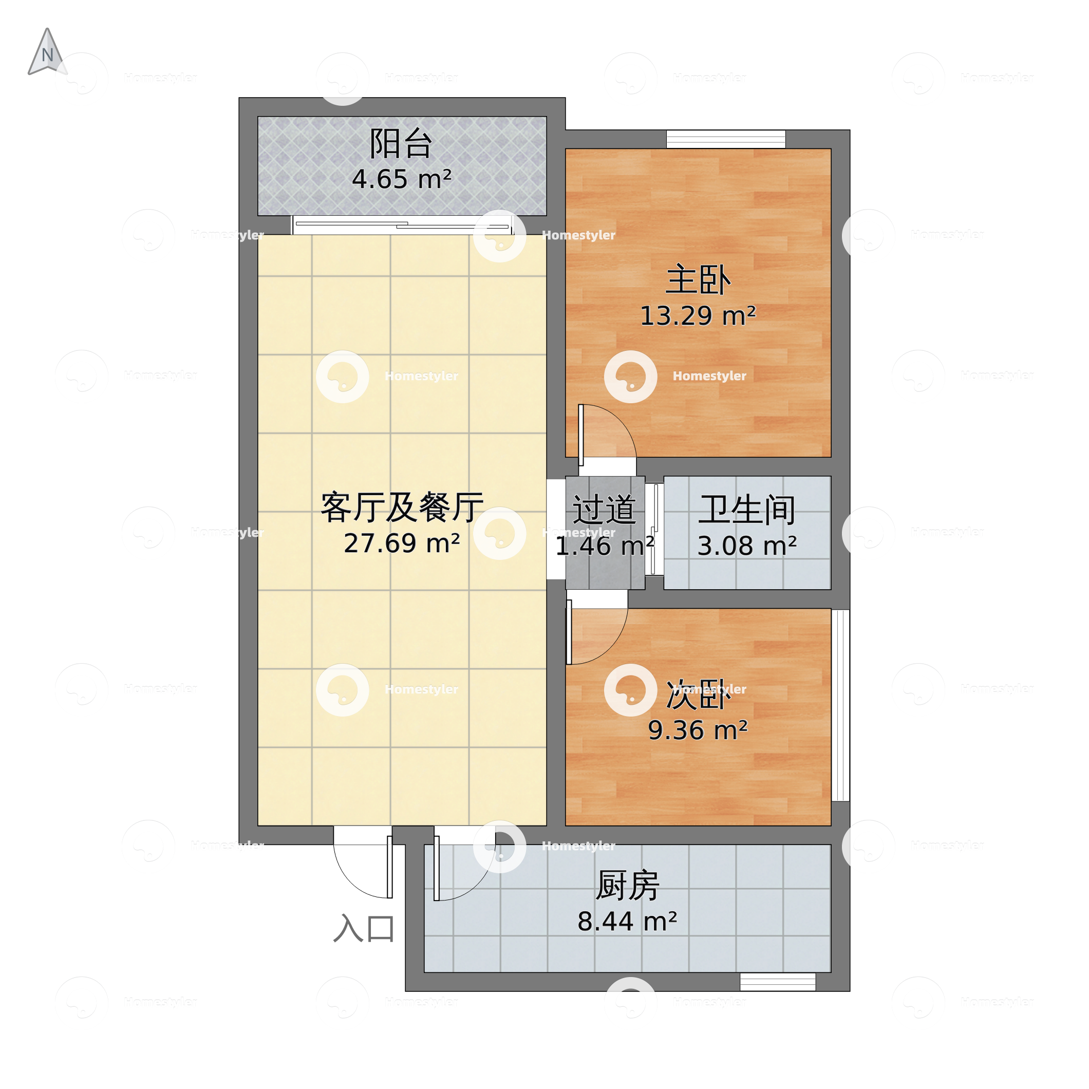 南湖公馆户型图图片