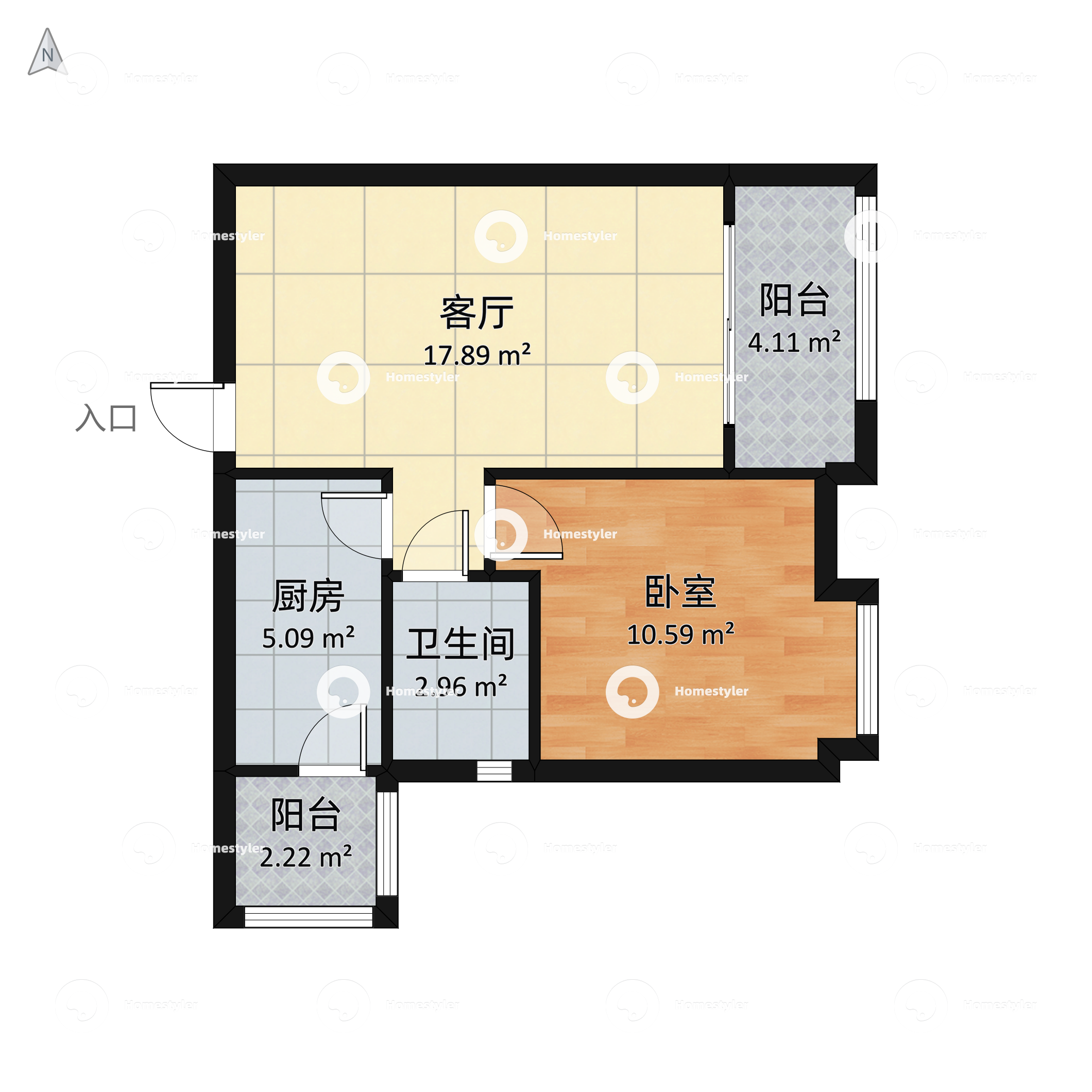 中海誉城北苑户型图