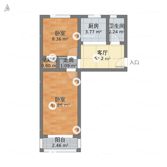 柳芳-左家庄南里户型图