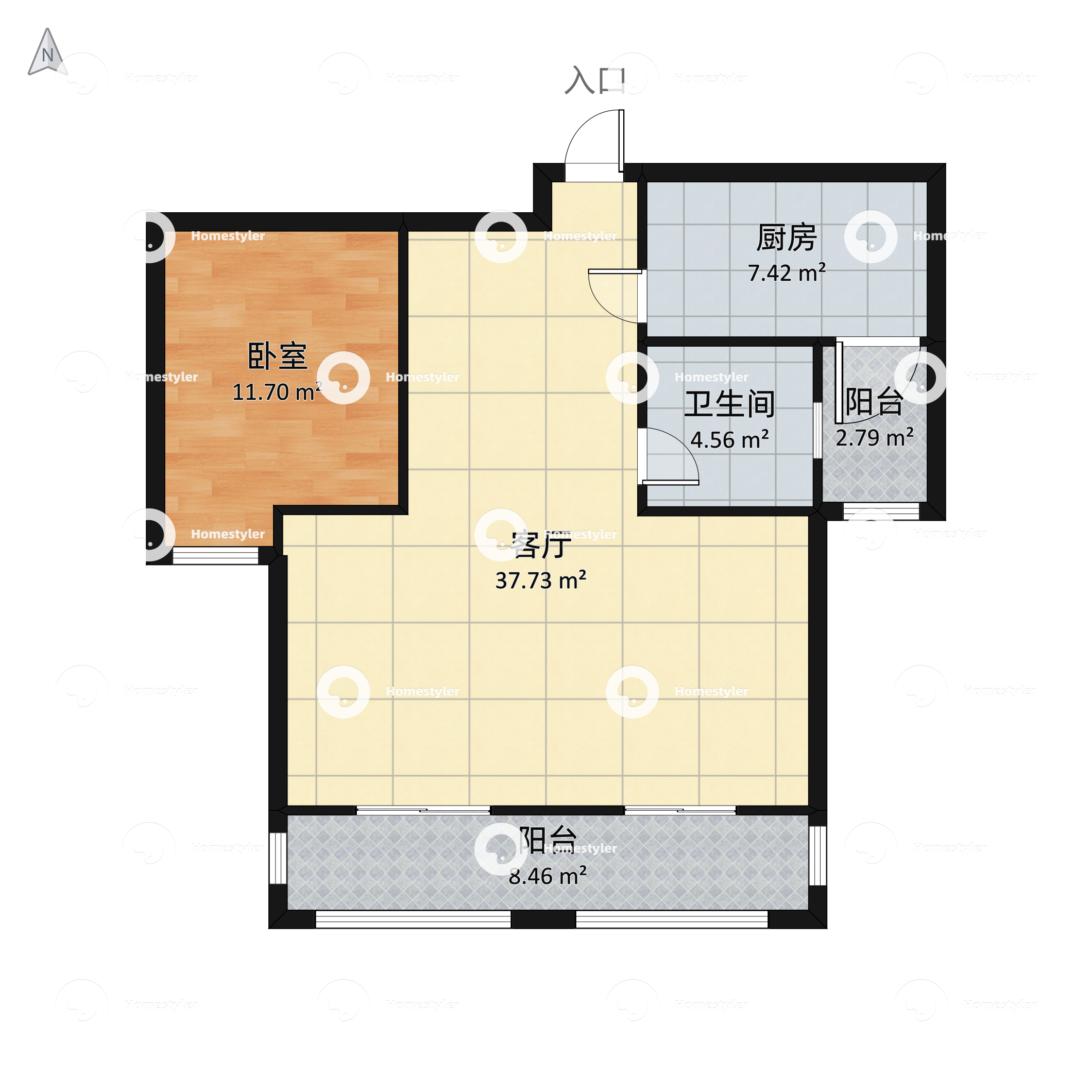 清江山水户型图