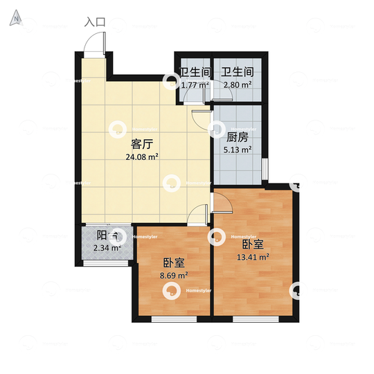 芍药居北里户型图