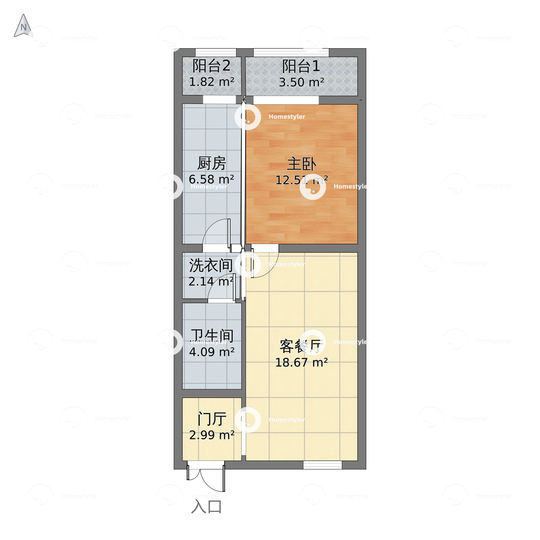 肖家河北大教职工住宅户型图