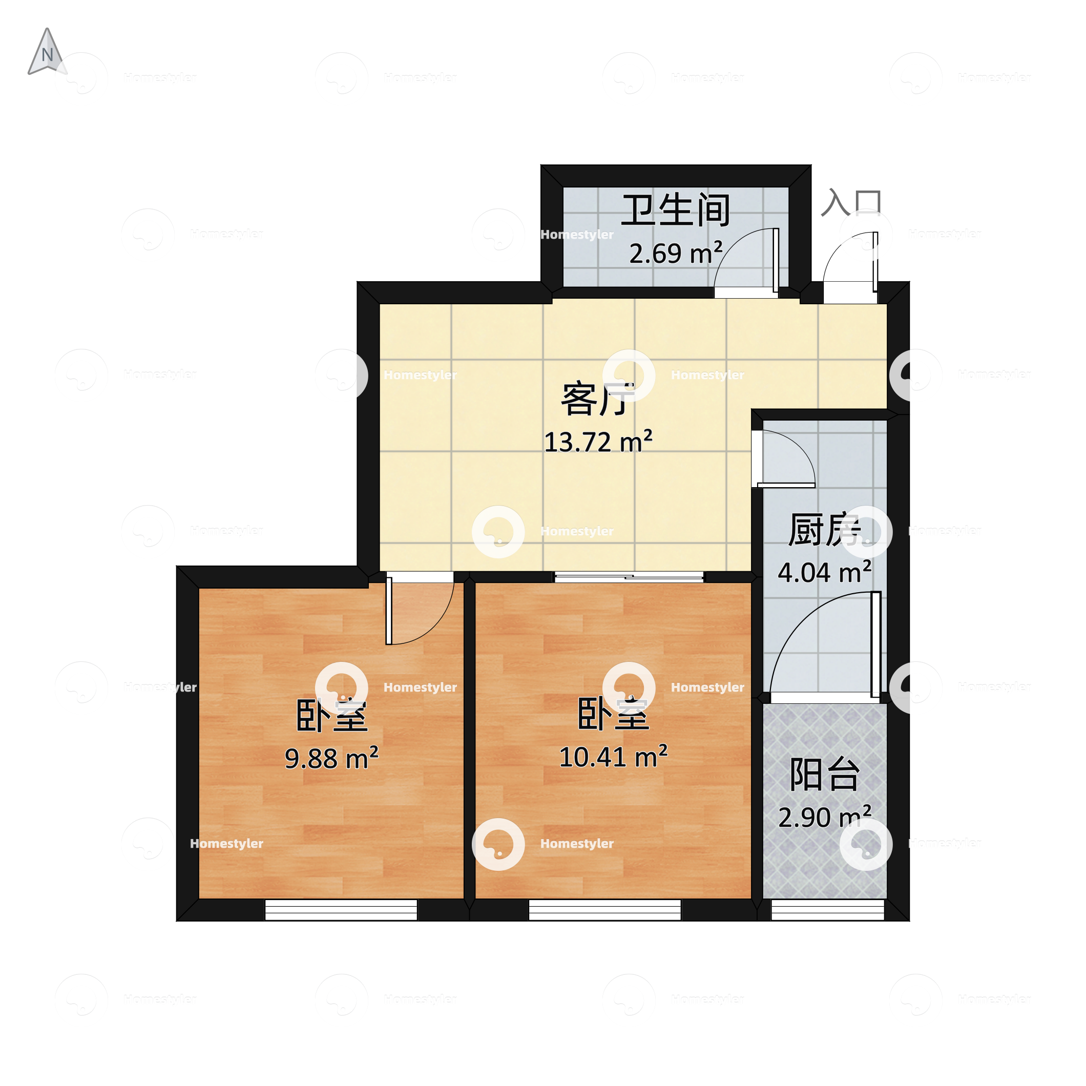 香港公寓户型图图片