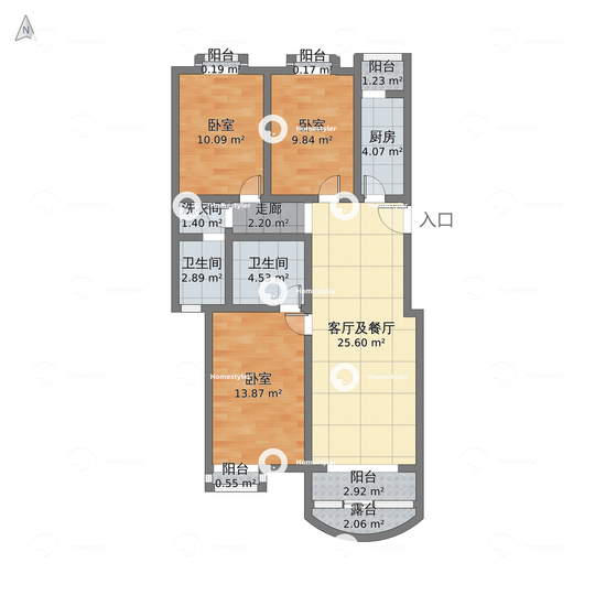 加华印象街小区户型图