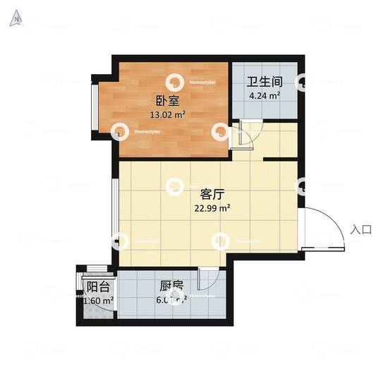 合生国际花园户型图
