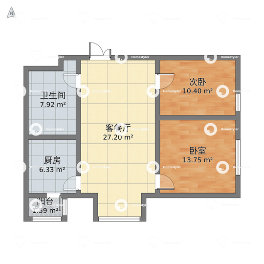 悠唐麒麟公馆ELITE公寓区户型图