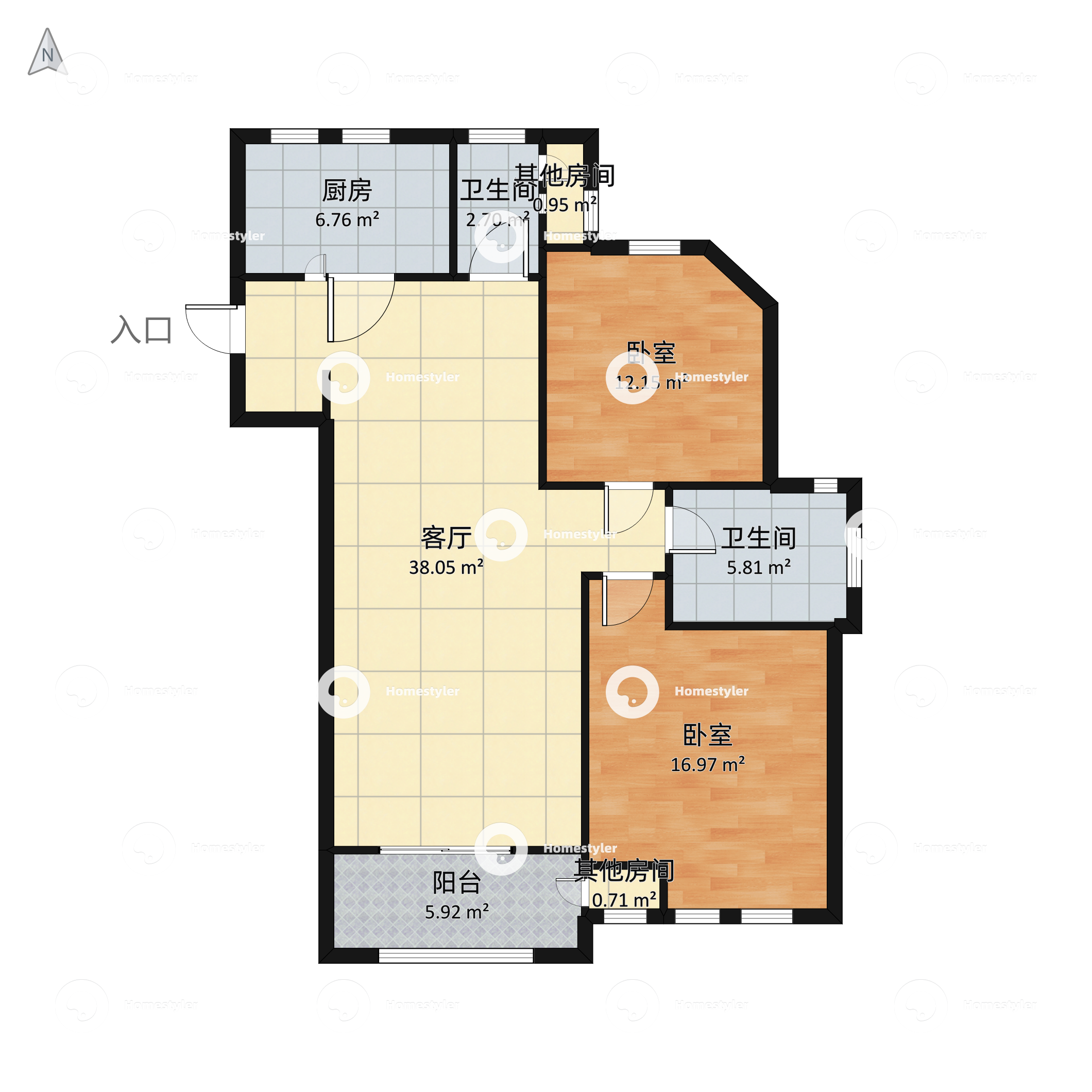 万科四季花城二期户型图