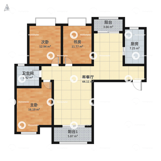 中央花园户型图