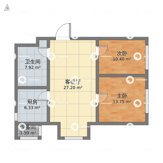 悠唐麒麟公馆ELITE公寓区户型图