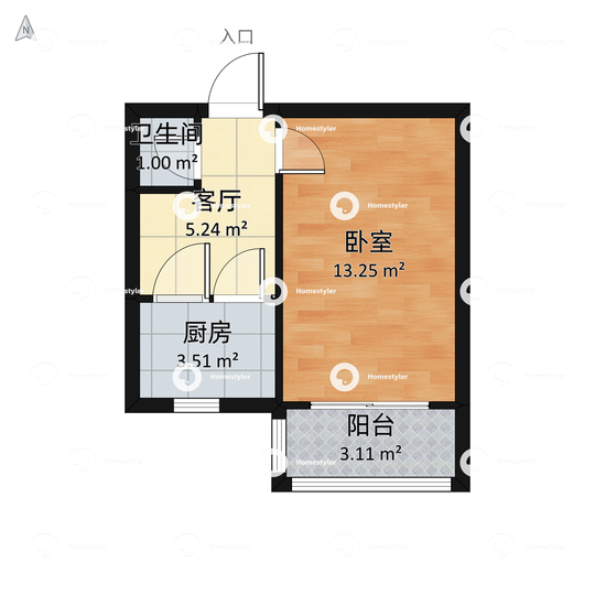 半壁店六建宿舍户型图