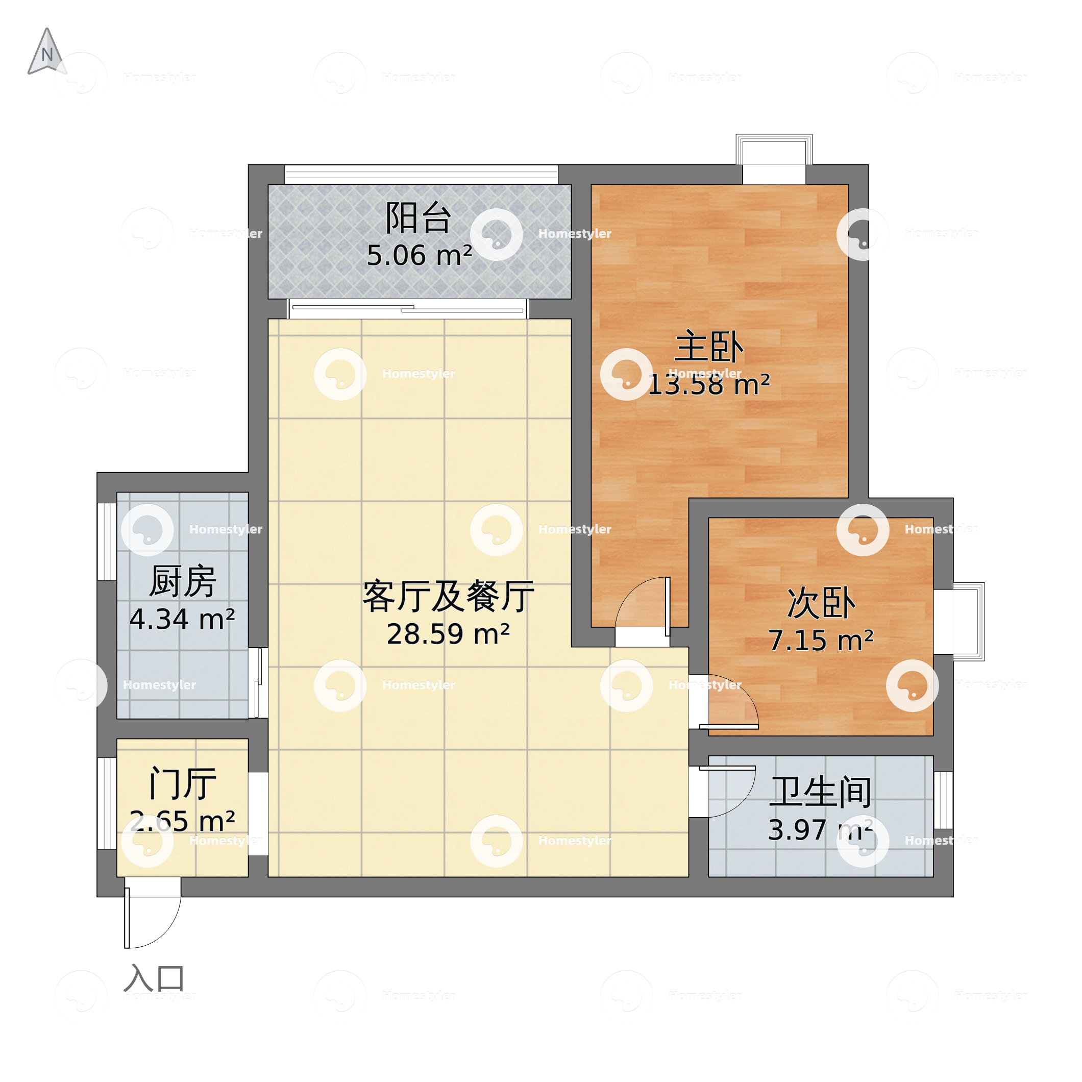 南湖公馆户型图