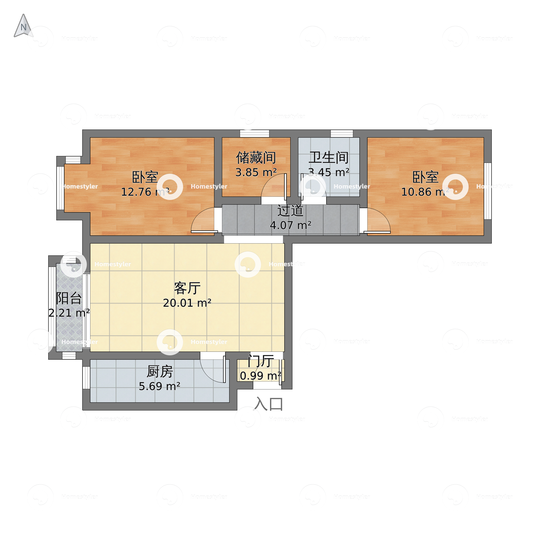 合生国际花园户型图