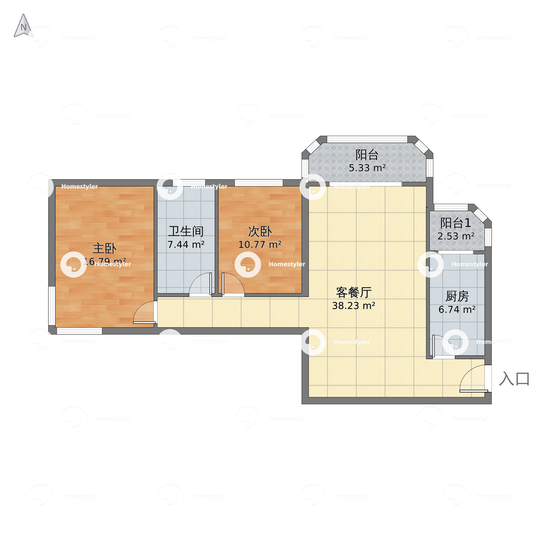 上河村户型图