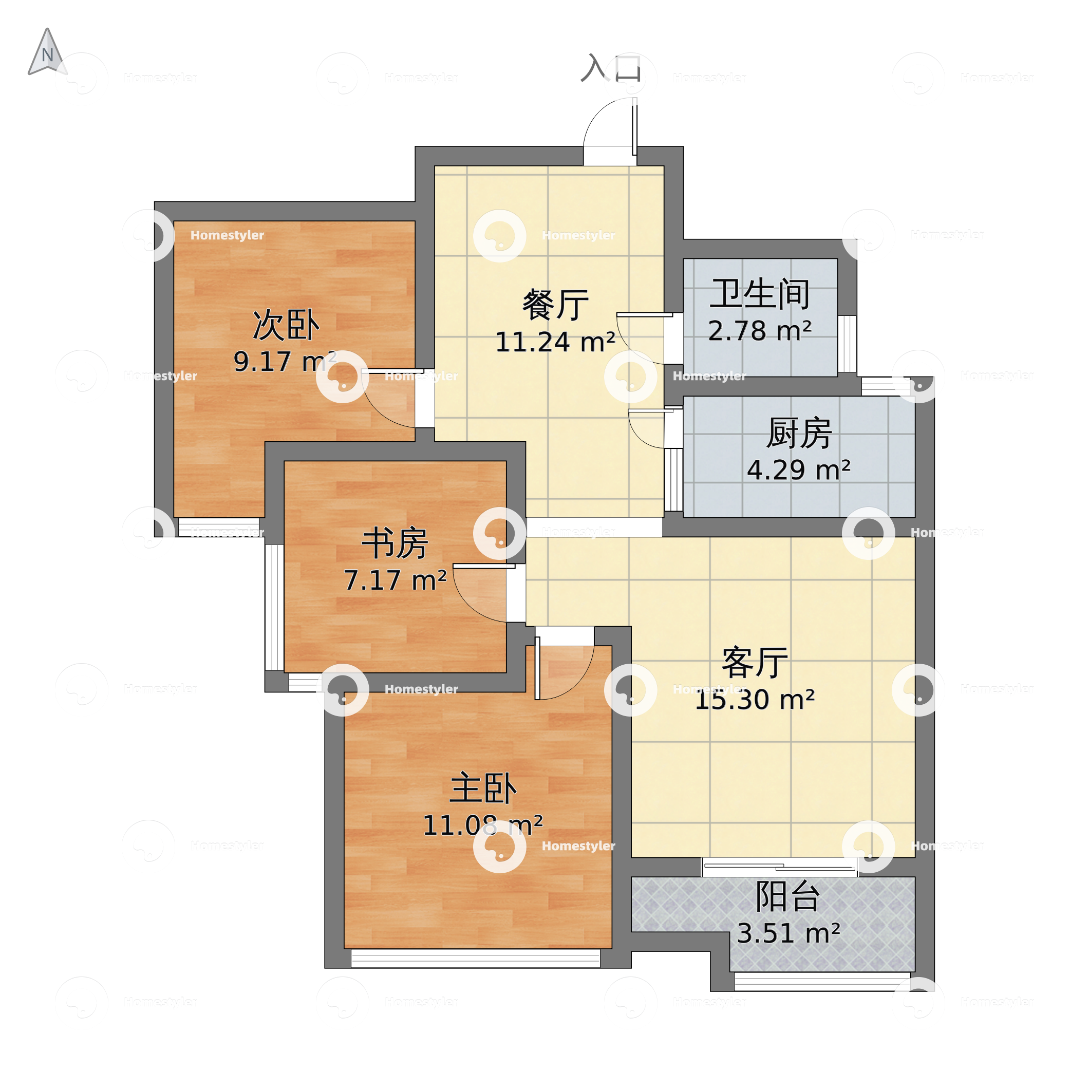 拉菲公馆户型图图片