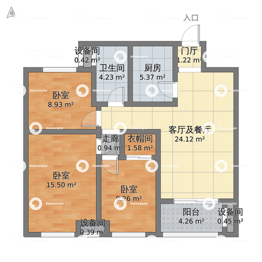 金源财富广场户型图