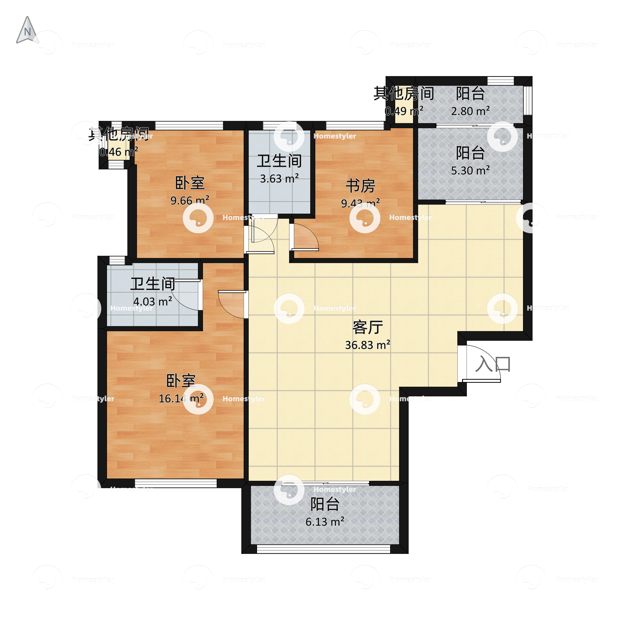 枫桥尚城户型图