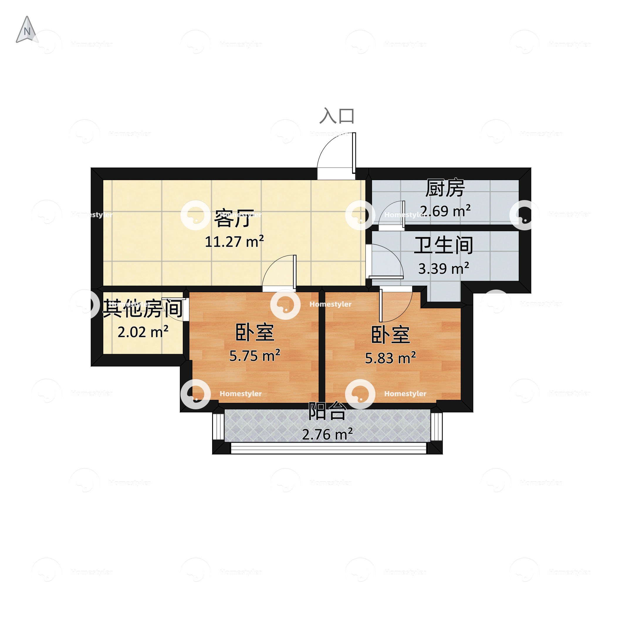 宝格丽公寓 户型图图片