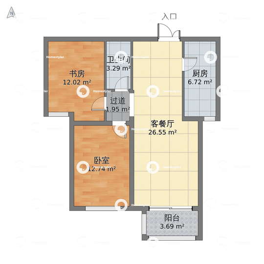 金源财富广场户型图