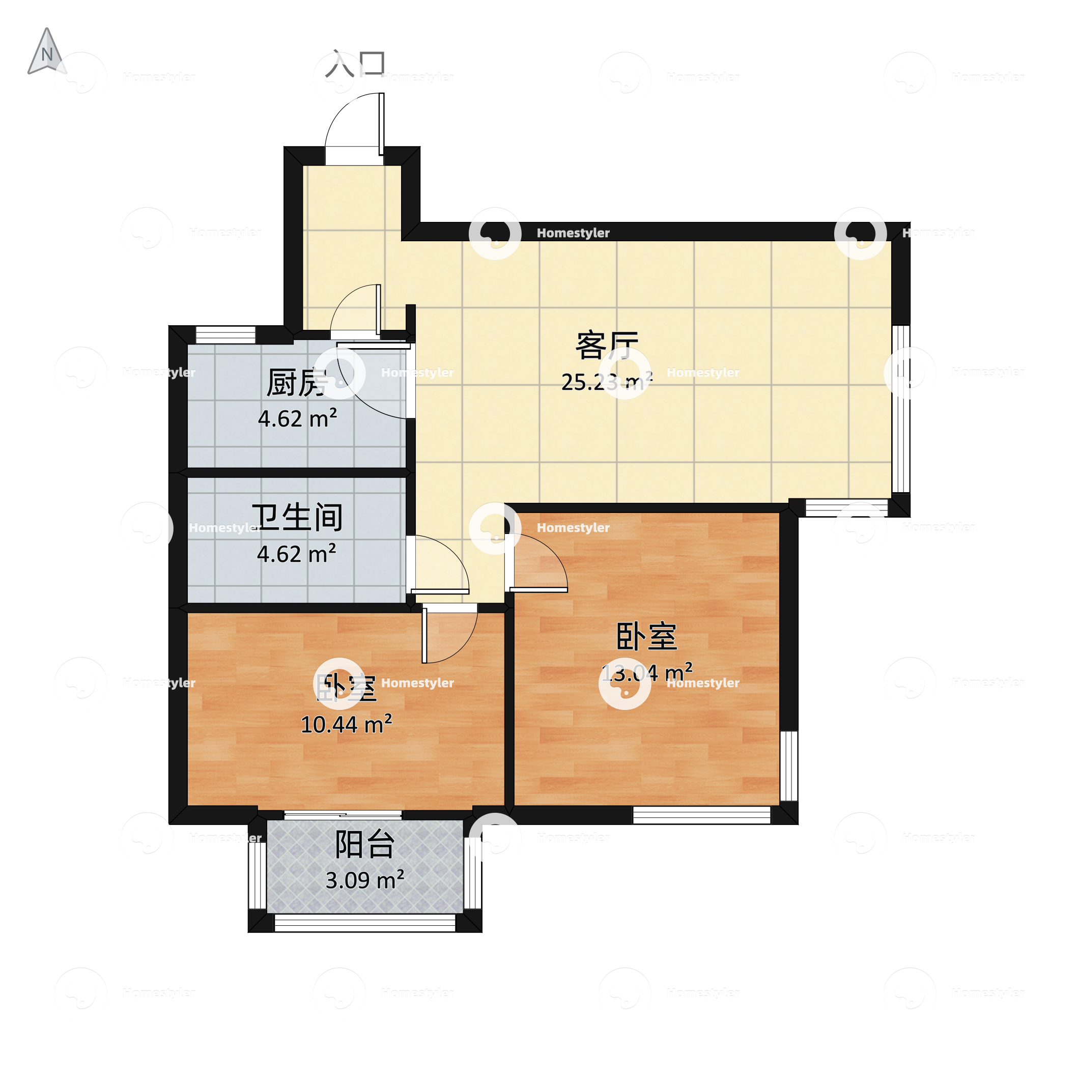 万达广场e组团户型图