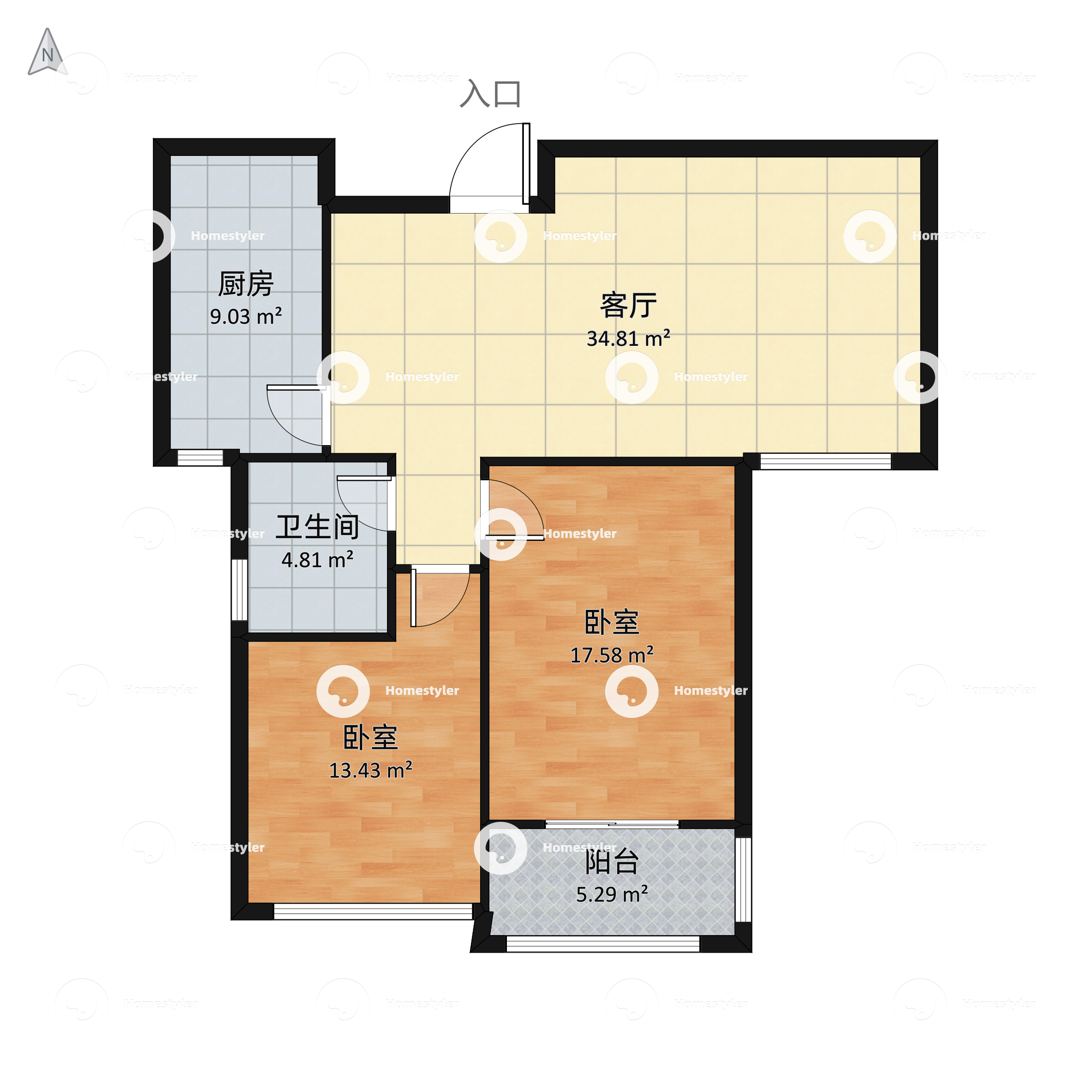 朝辉·东方城户型图