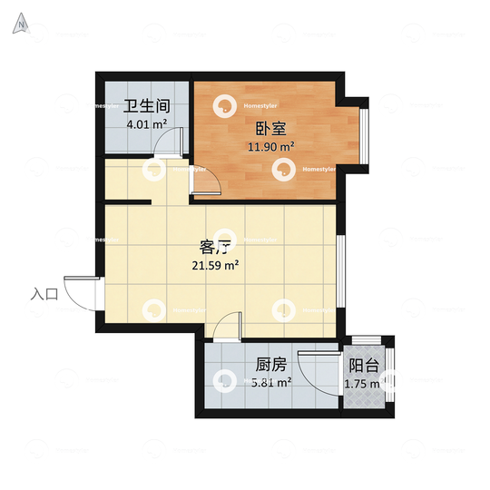 合生国际花园户型图