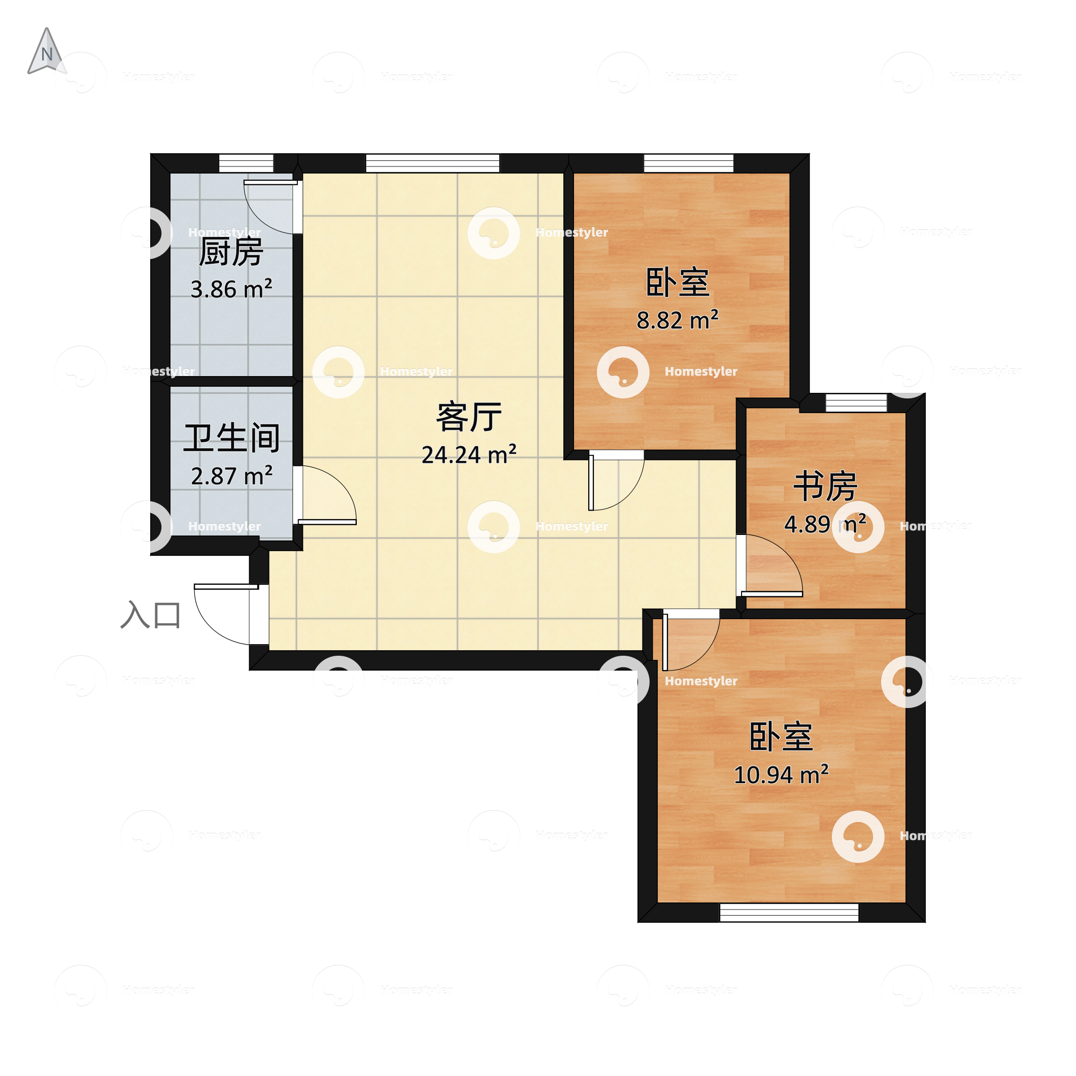 富力惠兰美居户型图