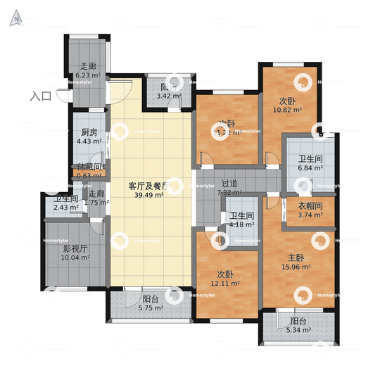 金融街・金色漫香苑户型图