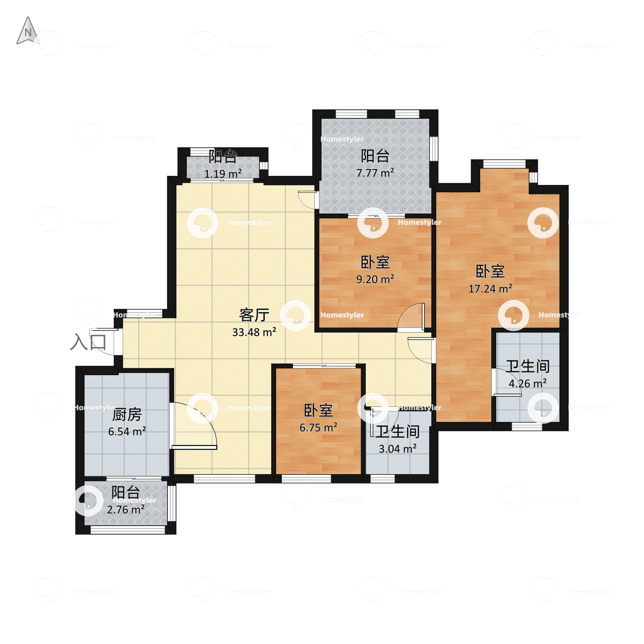 中海半山溪谷花园户型图